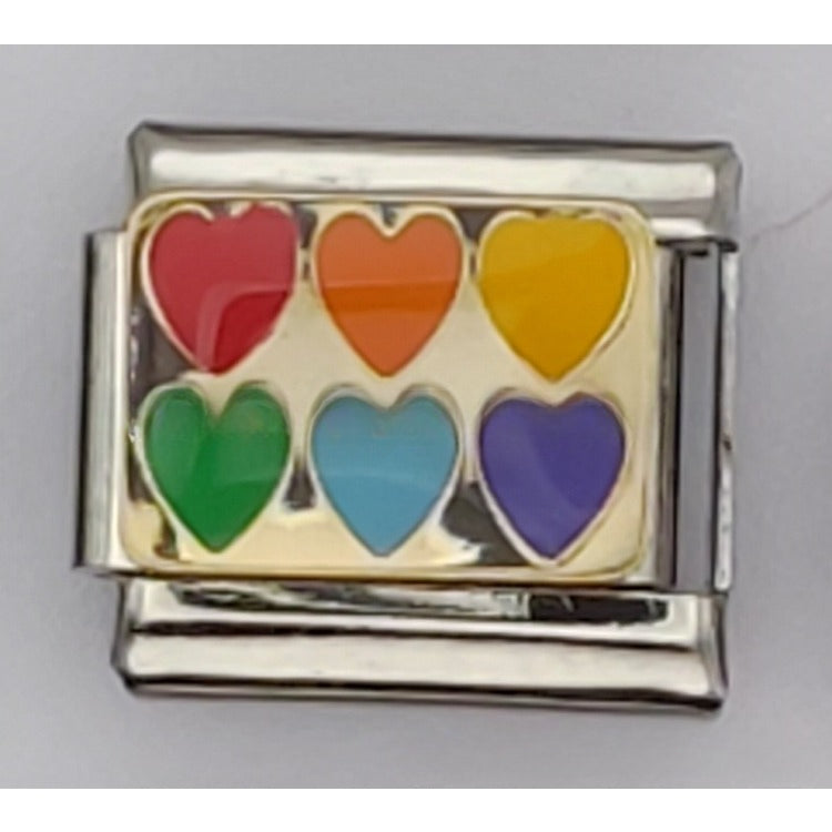 Wholesale Random 10PCS Italian Charm Bracelet Metal Module Bracelet Bracelet Single Accessory Charms